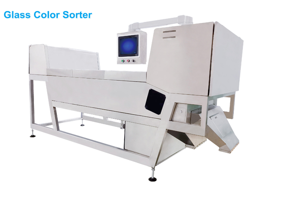 เครื่องคัดแยกแก้ว DPLDS600 พร้อมเข็มขัดกันกระแทก