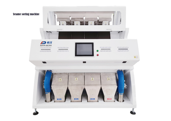เครื่องคัดเเยกสีงาดำและงาดำดิบ 4 ราง