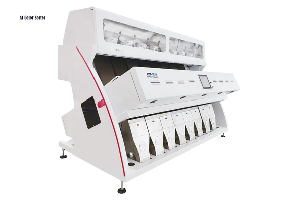 เครื่องคัดเเยกสี AI CCD 512 ช่อง 8 ราง
