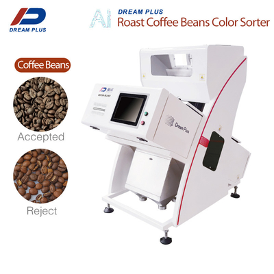 96 ช่องเครื่องคัดเเยกสีเมล็ดกาแฟอุตสาหกรรมพร้อมกล้อง CCD
