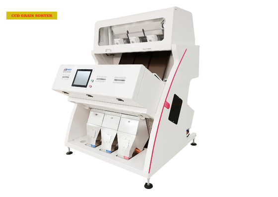 CCD Grain Color Sorter 192 ช่องสัญญาณพร้อมตัวดีดความถี่สูง