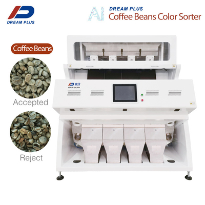 เครื่องคัดแยกเมล็ดกาแฟ กล้อง CCD RGB 4 ช่อง