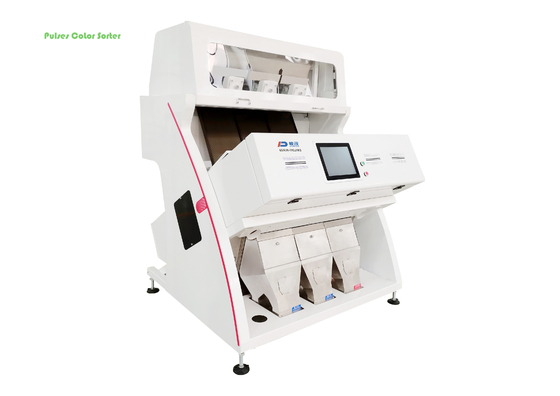 เครื่องคัดเเยกสีถั่วพัลส์ 3 ช่องพร้อมฟังก์ชันป้องกันการแตก