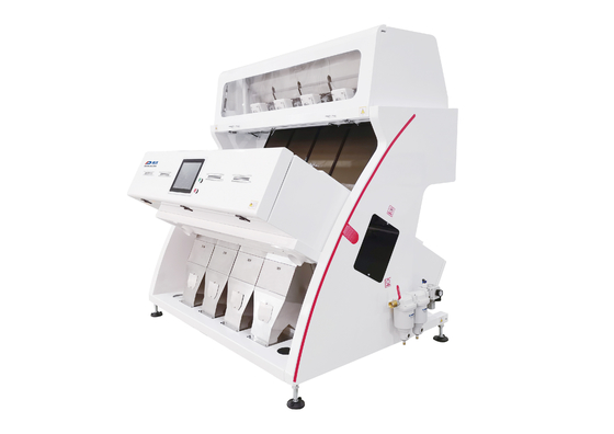เครื่องคัดเเยกสีข้าวโพดเมล็ดข้าวสาลี RGB CCD 4 ราง 256 ช่อง
