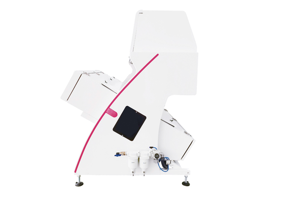 5 Chutes 320 Channels CCD RGB เครื่องคัดเเยกสีเมล็ดข้าวสาลีเมล็ดข้าวโพด
