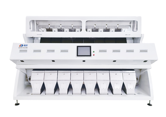 8 Chutes 512 Channels เครื่องคัดเเยกเมล็ดข้าวสาลี CCD RGB Optical