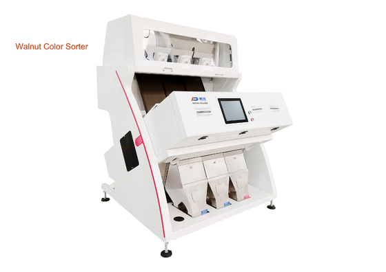 เครื่องคัดเเยกสีมัลติฟังก์ชั่นใกล้อินฟราเรดวอลนัท 192 ช่อง 1t/H