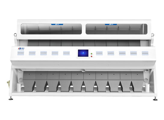 10 Chutes Color Sorter Machine เครื่องคัดแยกข้าวปฏิเสธแก้วและพลาสติก