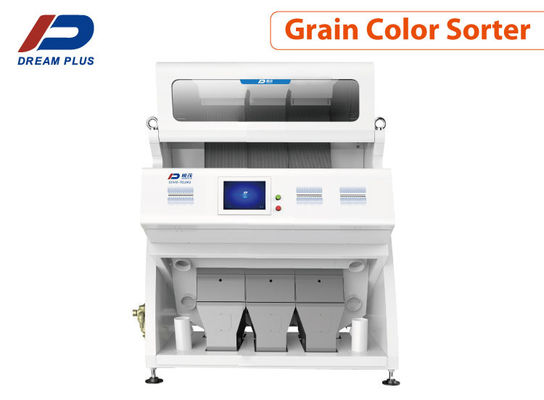เครื่องคัดเเยกสีเมล็ดพืช CCD 5400 พิกเซล เครื่องบัควีท 3 ราง