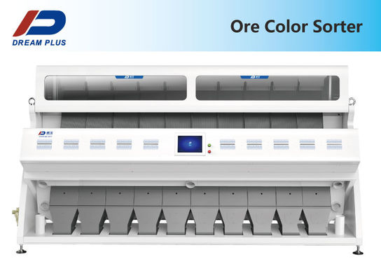 เครื่องคัดเเยกสีเมล็ดพืช CCD แบบออปติคัลอัจฉริยะ 10 ช่อง 6 - 7t / H ความจุ 640 ช่อง