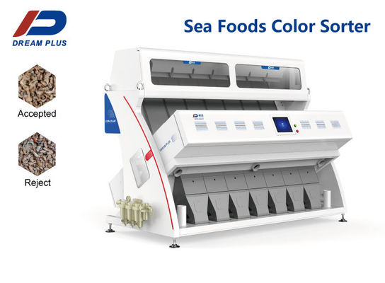 เครื่องคัดเเยกสี CCD ความละเอียดสูงอัจฉริยะสำหรับอาหารทะเล