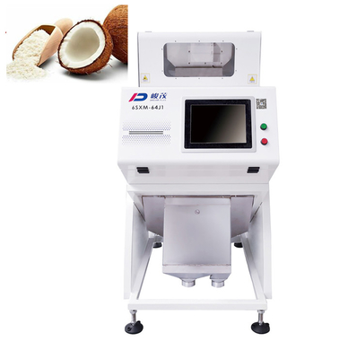 เครื่องคัดเเยกสีขนาดเล็กเกล็ดมะพร้าวอบแห้ง 0.5-1.0 T/H เอาต์พุต