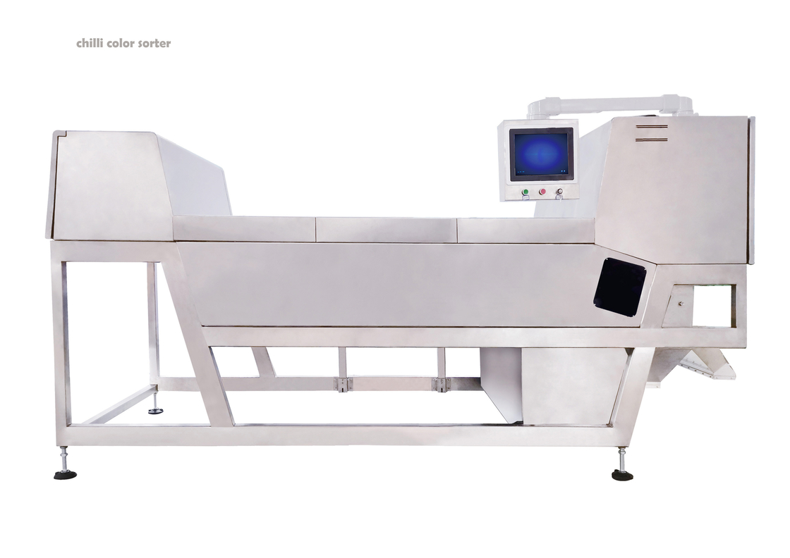 AI Chilli Color Sorter พร้อม Toshiba 5400 Pixel CCD