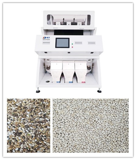 5400 Pixel RGB CCD White Beans อุปกรณ์คัดแยกด้วยแสง 3 ช่อง