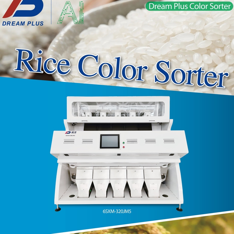 กล้อง CCD RGB เครื่องคัดสีข้าว เครื่องคัดสีเมล็ดพืช
