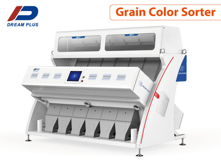 6 Chutes Grain Color Sorter เครื่องแยกสี RGB พร้อมตัวดีดความถี่สูง