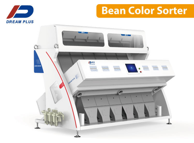 OEM Black Soya Bean Color Sorter 6 Chutes พร้อมกล้อง RGB