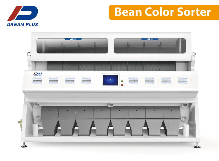 เครื่องคัดเเยกสีเมล็ดถั่วแบบออพติคอลแม่นยำ 220v 8 ช่อง