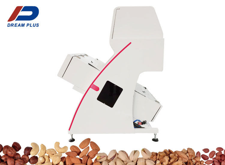 2Kw Nuts Color Sorter เครื่องคัดแยกเฮเซลนัท 600-1200kg / h