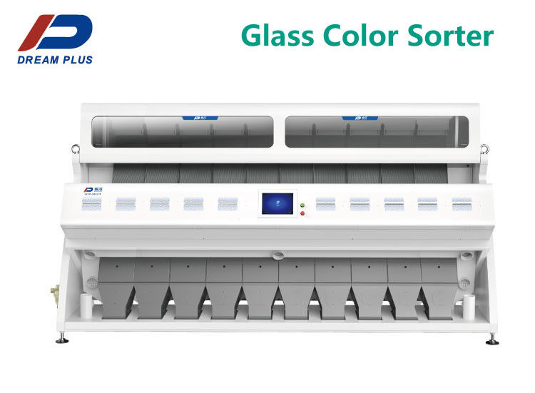เครื่องคัดแยกสีสายพาน 5.5kw เครื่องแยกสี CCD