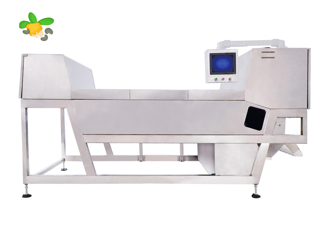 เครื่องคัดเเยกสีขนาดความกว้าง 600 มม. พร้อมเม็ดมะม่วงหิมพานต์ขนาด Soring